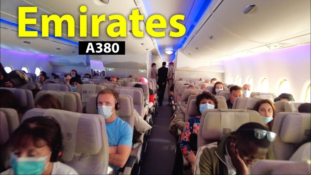 Emirates Busy Flight Dubai to London Heathrow A380