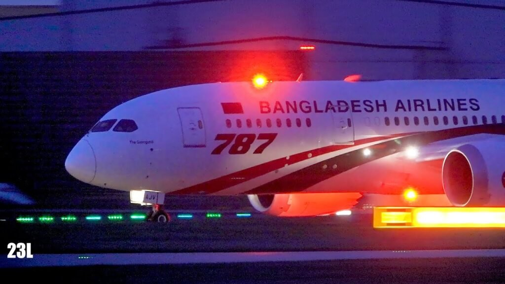 Biman Bangladesh Airlines S2-AJV B787-8 Dreamliner BG7/BBC7 Touchdown Dhaka To Manchester 23/02/2020