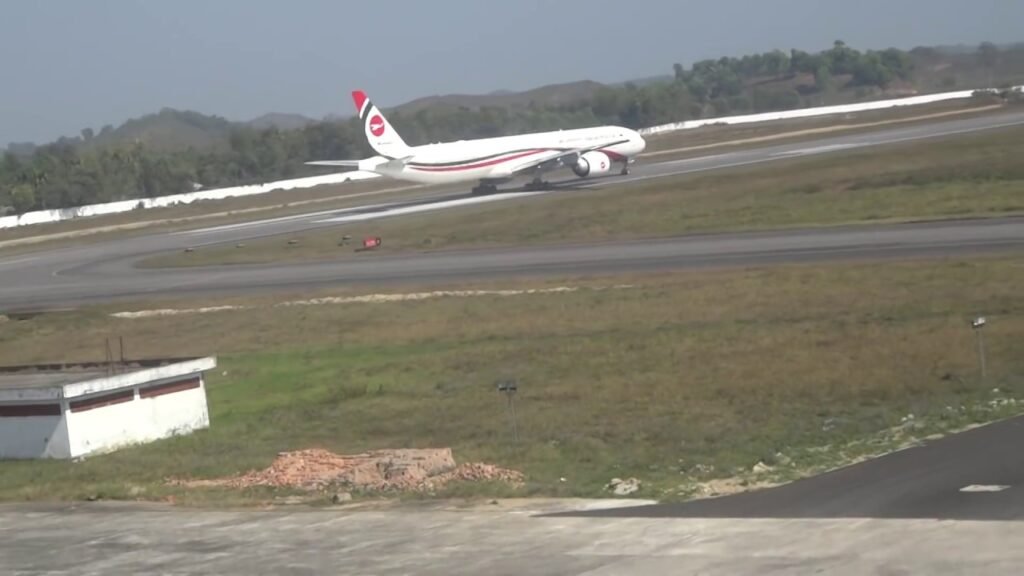 boeing 777 take off at OIA sylhet